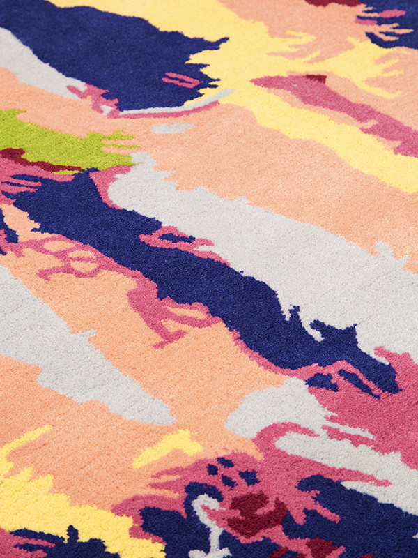 designer rugs Jordan Gogos zebra crossing closeup web