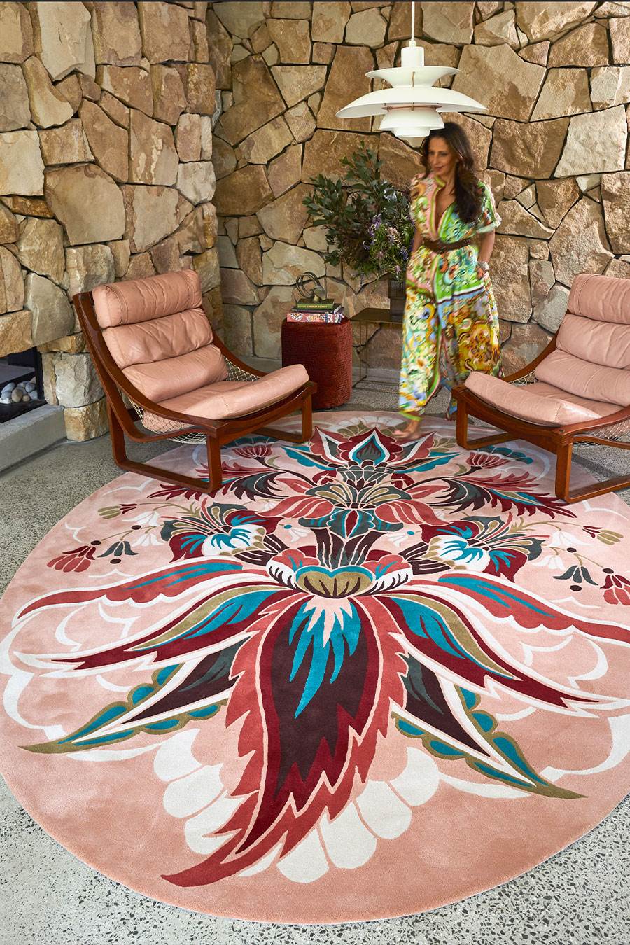 designer rugs house of heras Sunsets lilies lo 01 hr